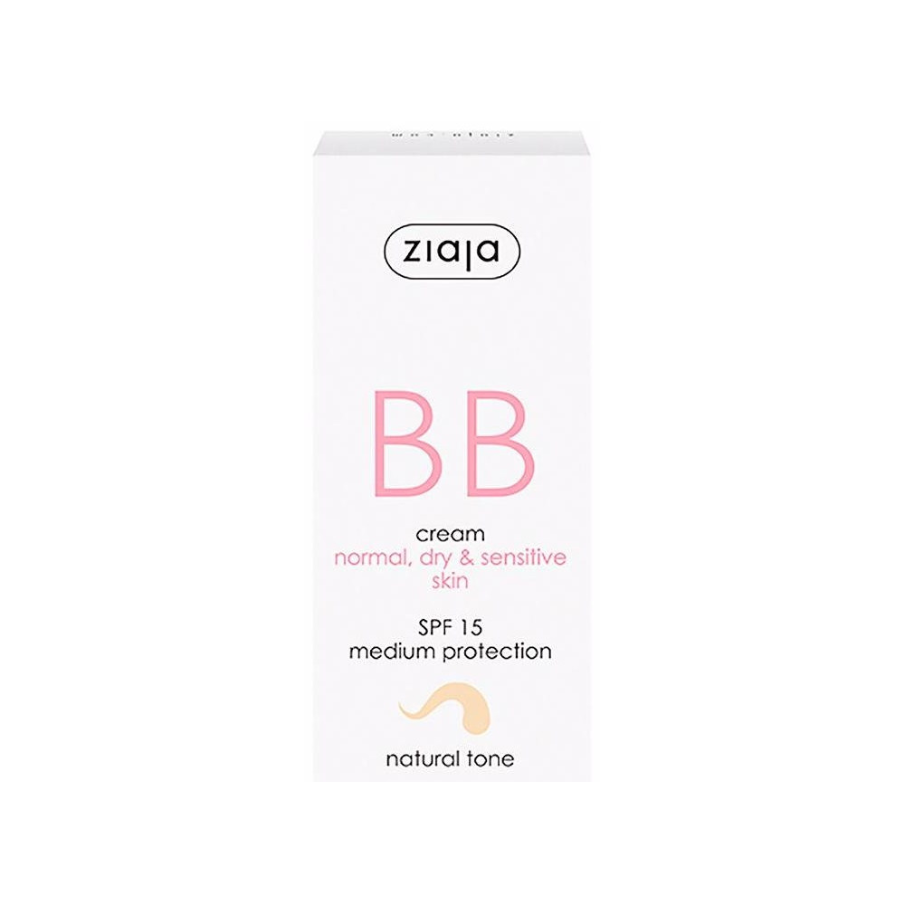 Ziaja Bb Cream Pieles Normales, Secas Y Sensibles Spf15 Tono Natural 50Ml