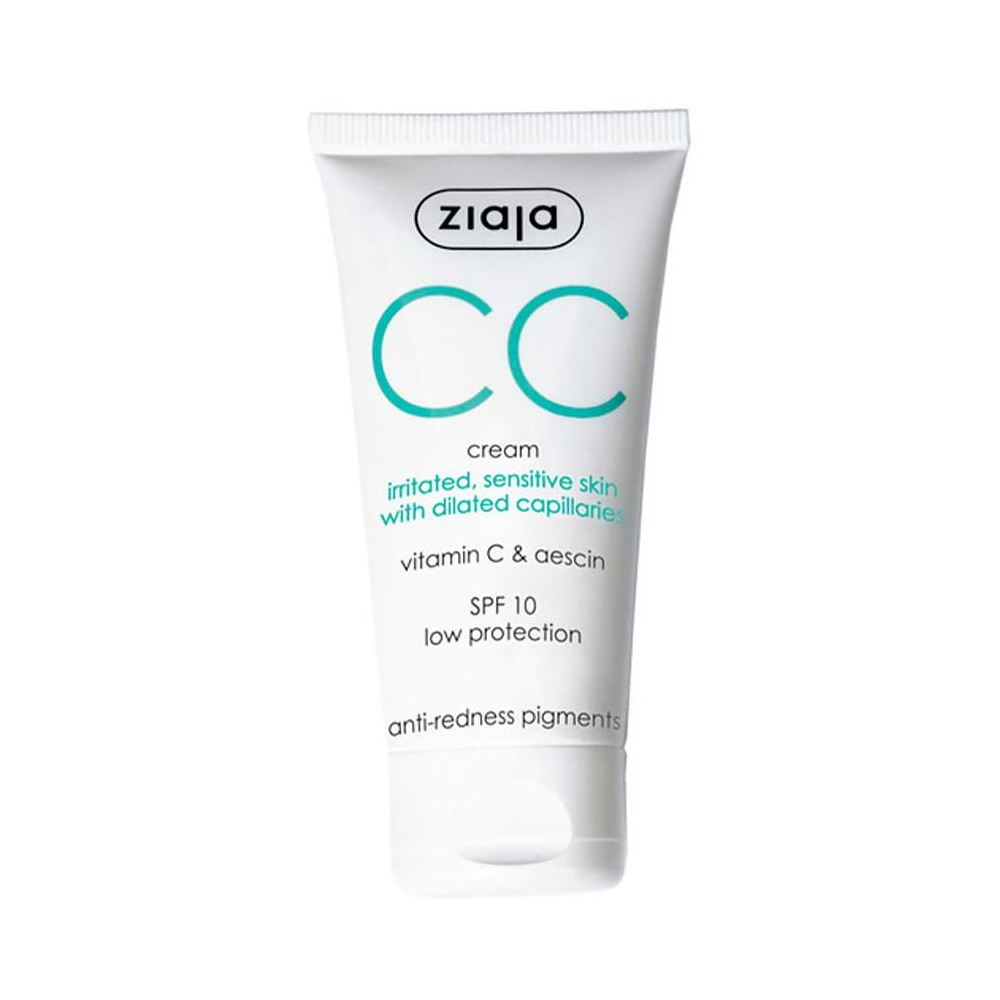 Ziaja Cc Cream Correctora Pieles Irritadas Y Sensibles 50Ml