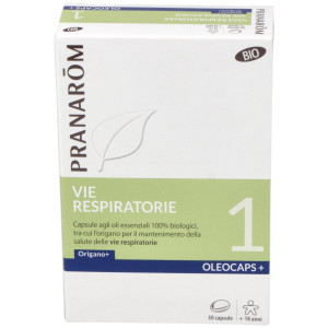 Pranarom Oleocaps+ 1 Vías Respiratorias Bio, 30 Cápsulas