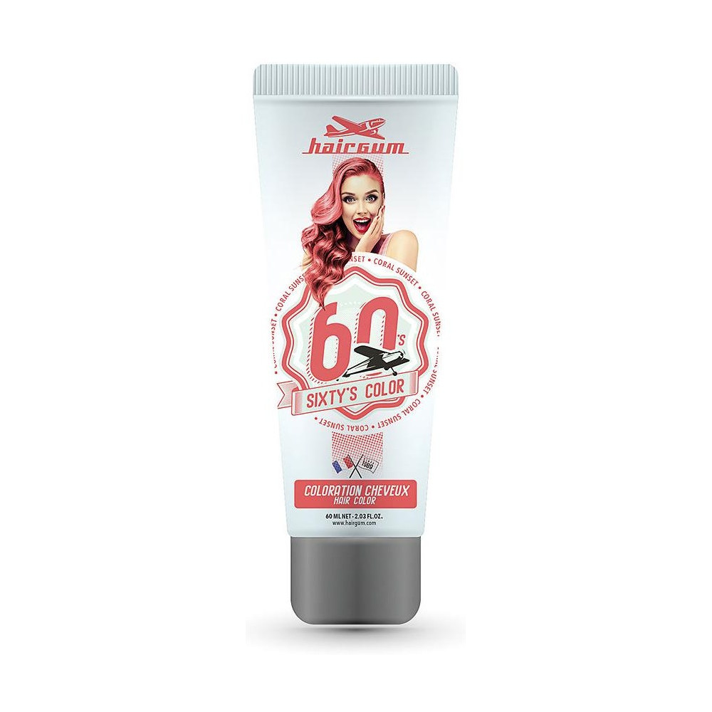 Hairgum Sixty'S Color Hair Color Color Sunset 60Ml