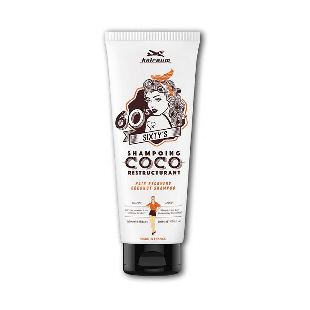 Hairgum Sixty'S Recovery Coconut Shampoo 200Ml