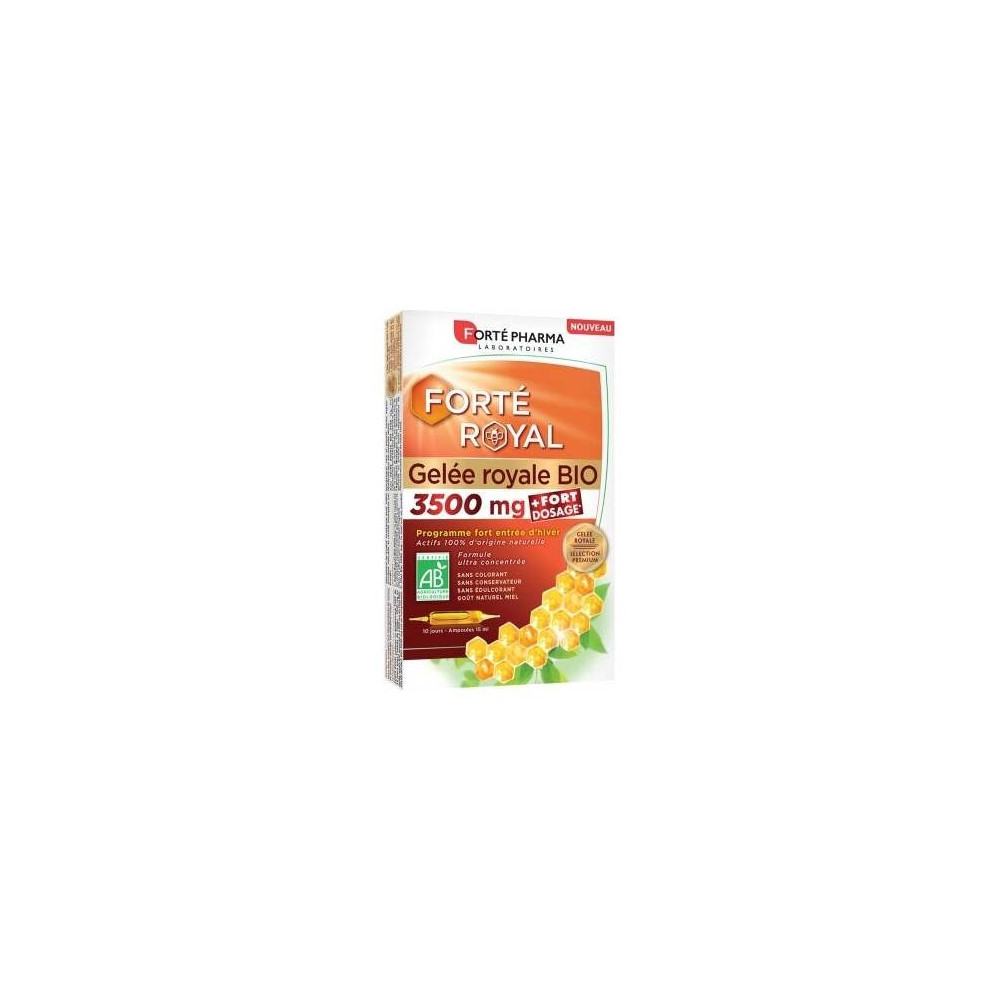 Forté Jalea Real Bio 3500 Mg Ampollas 10 X 15 Ml