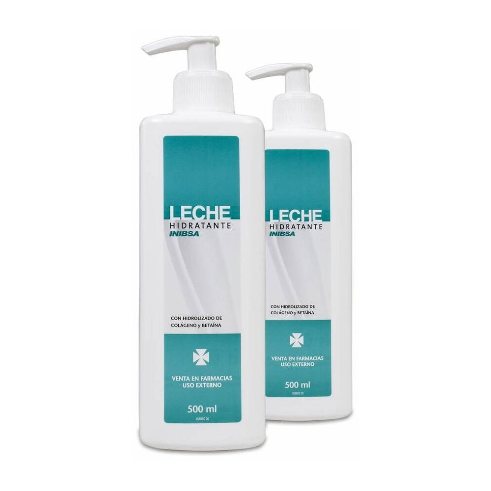 Inibsa Pack Leche Hidratante Dermat. 2X500Ml.