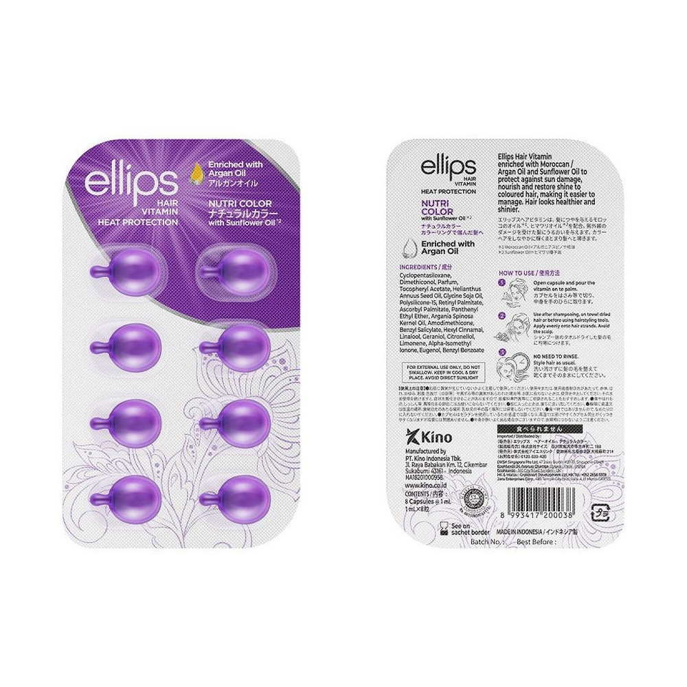 Ellips Nutri Color Hair Vitamin 8Uds