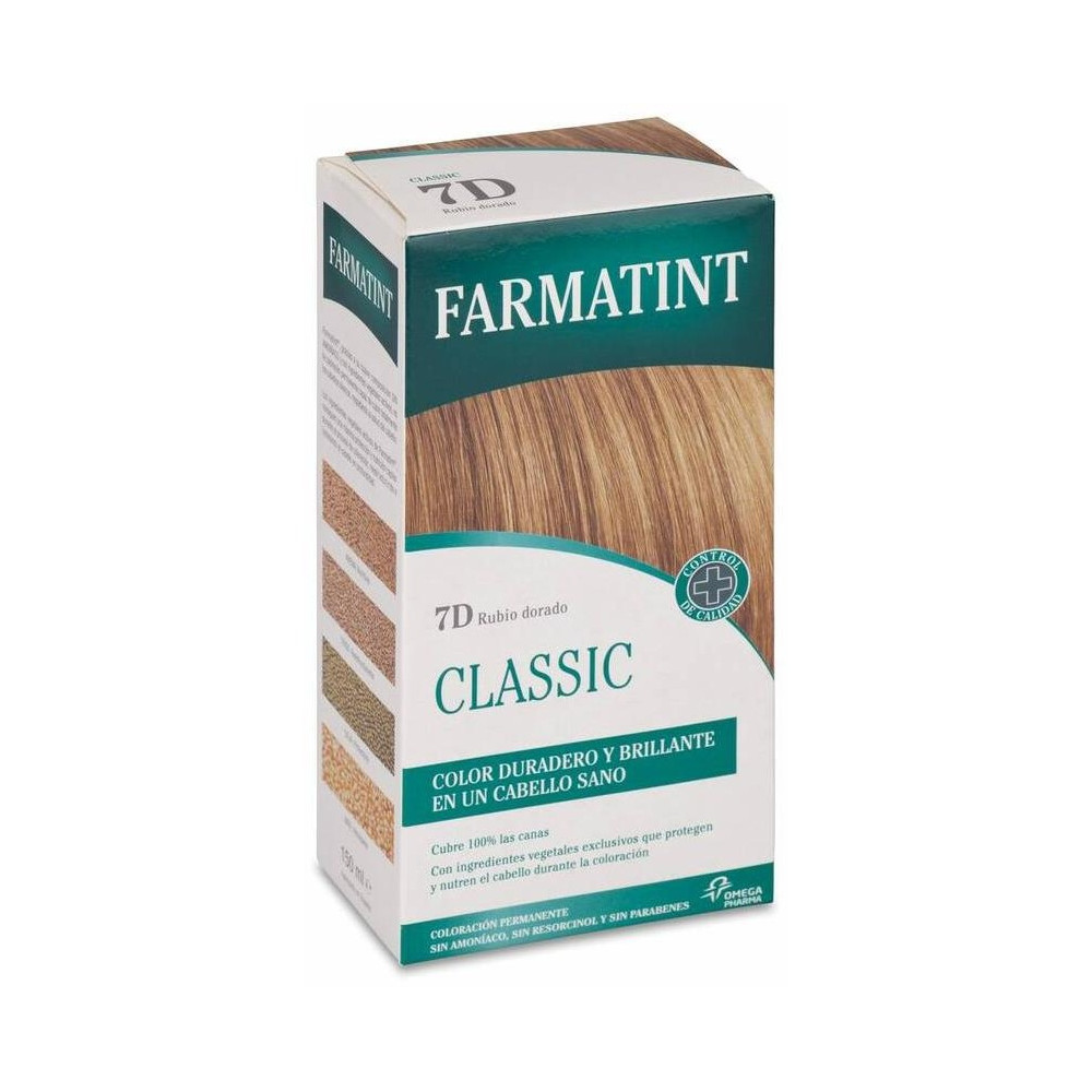 Farmatint Gel Coloración Permanente 7D-Rubio Dorado 5 U