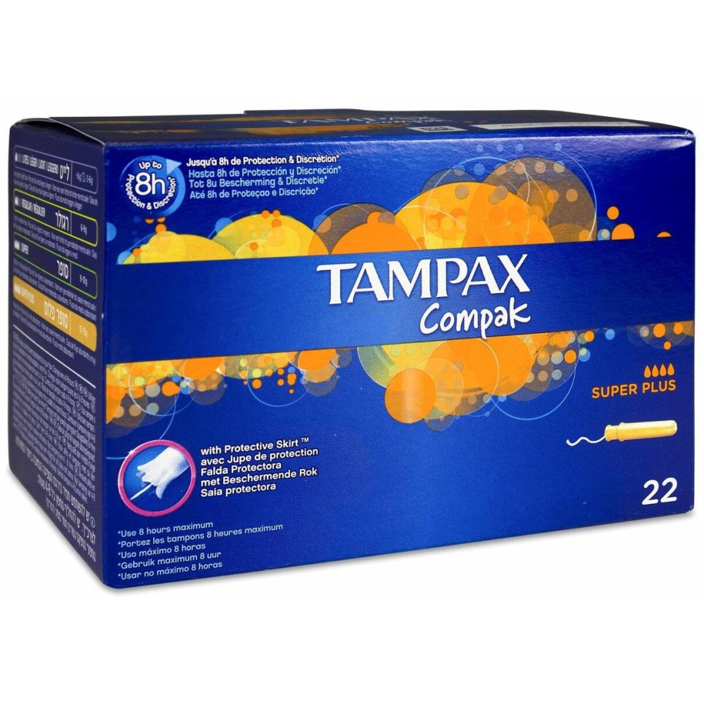 Tampax Compak Super Plus, 22 Uds