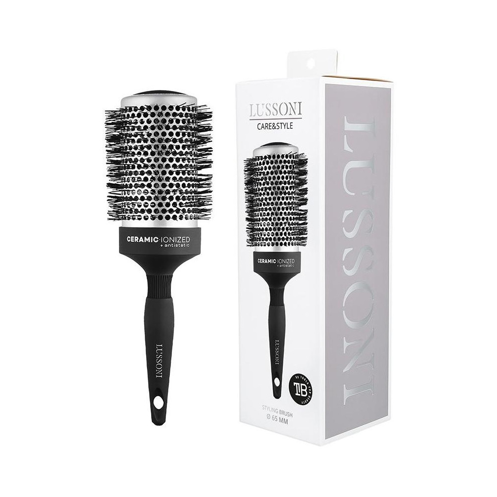 Lussoni Care Y Style Round Silver Styling Brush 65Mm 1Ud