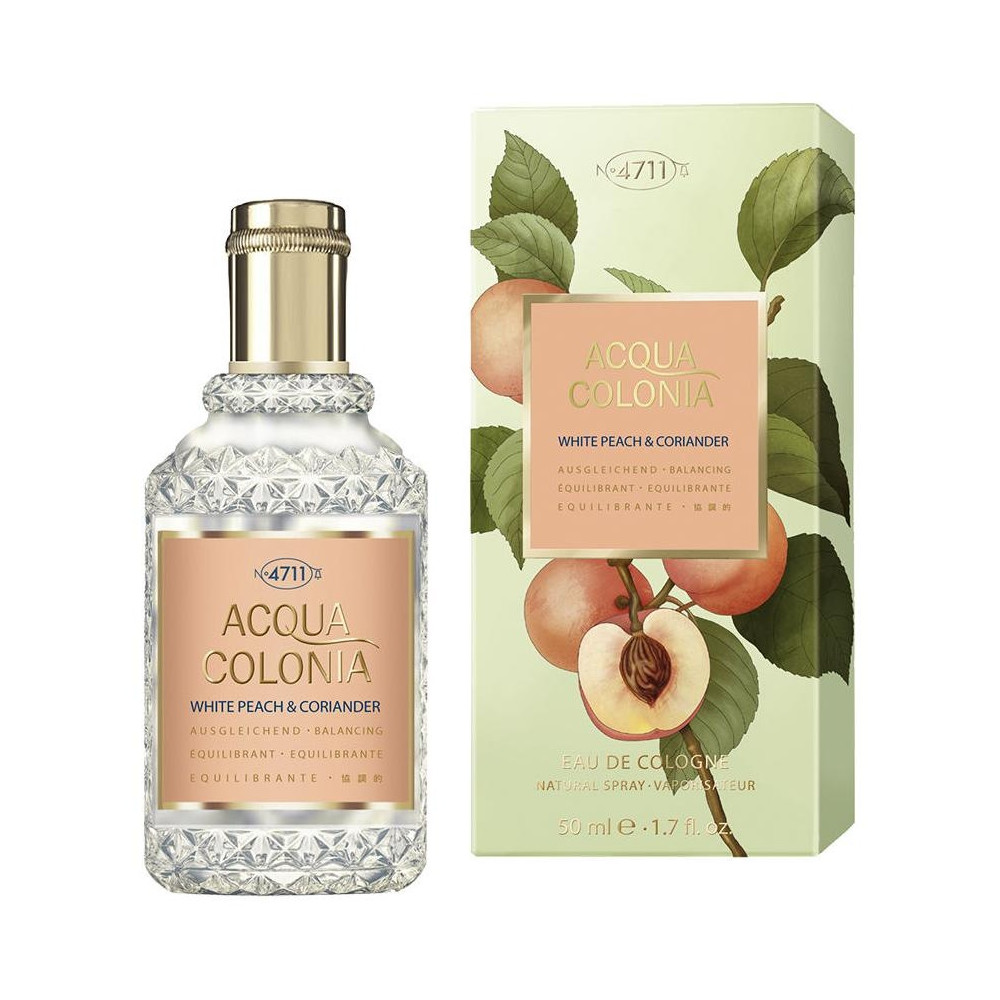 Acqua Colonia White Peach Y Coriander Eau De Cologne Vaporizador 50 Ml