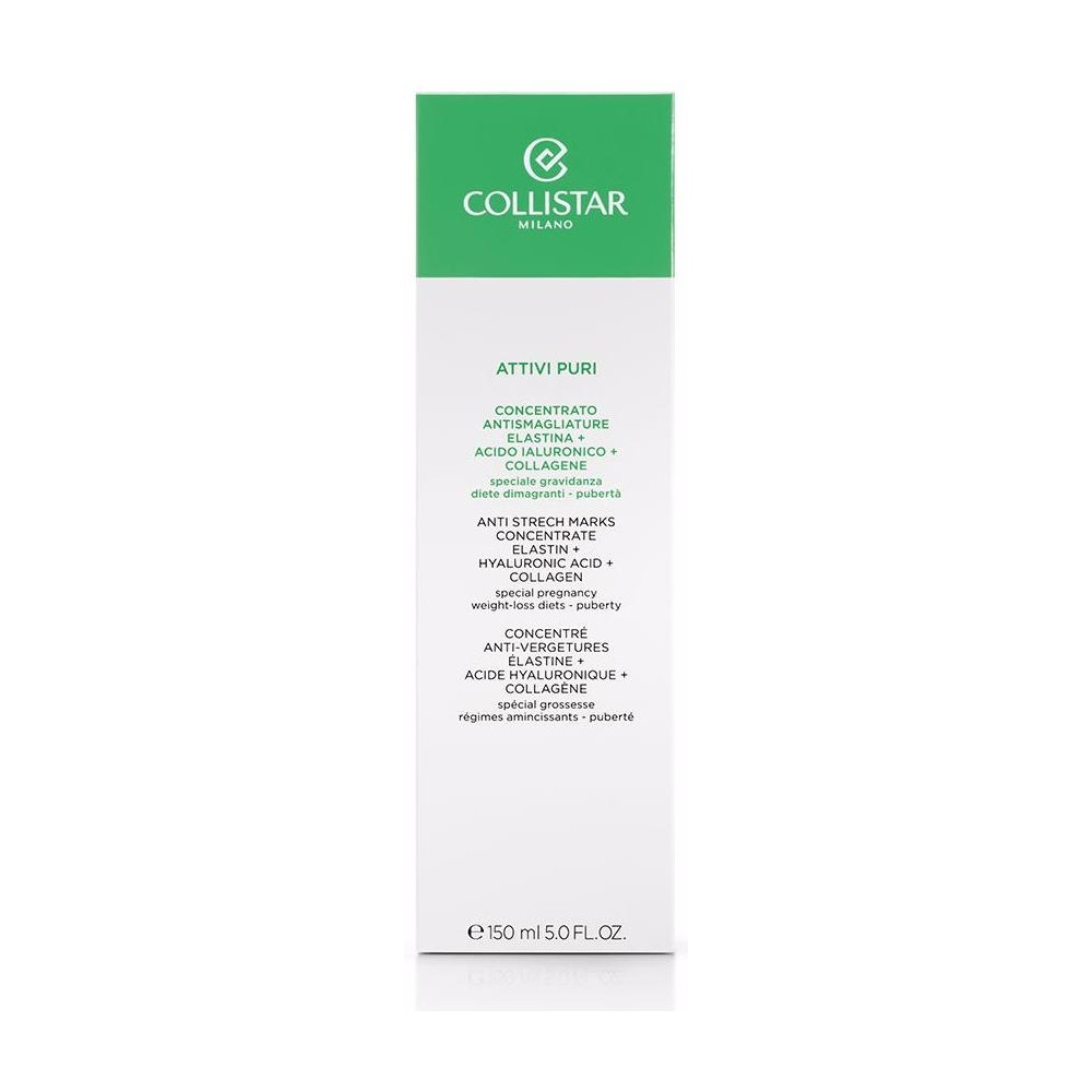 Attivi Puri Concentrado Antiestrías Elastina + Ácido Hialurónico + Colágeno 150 Ml