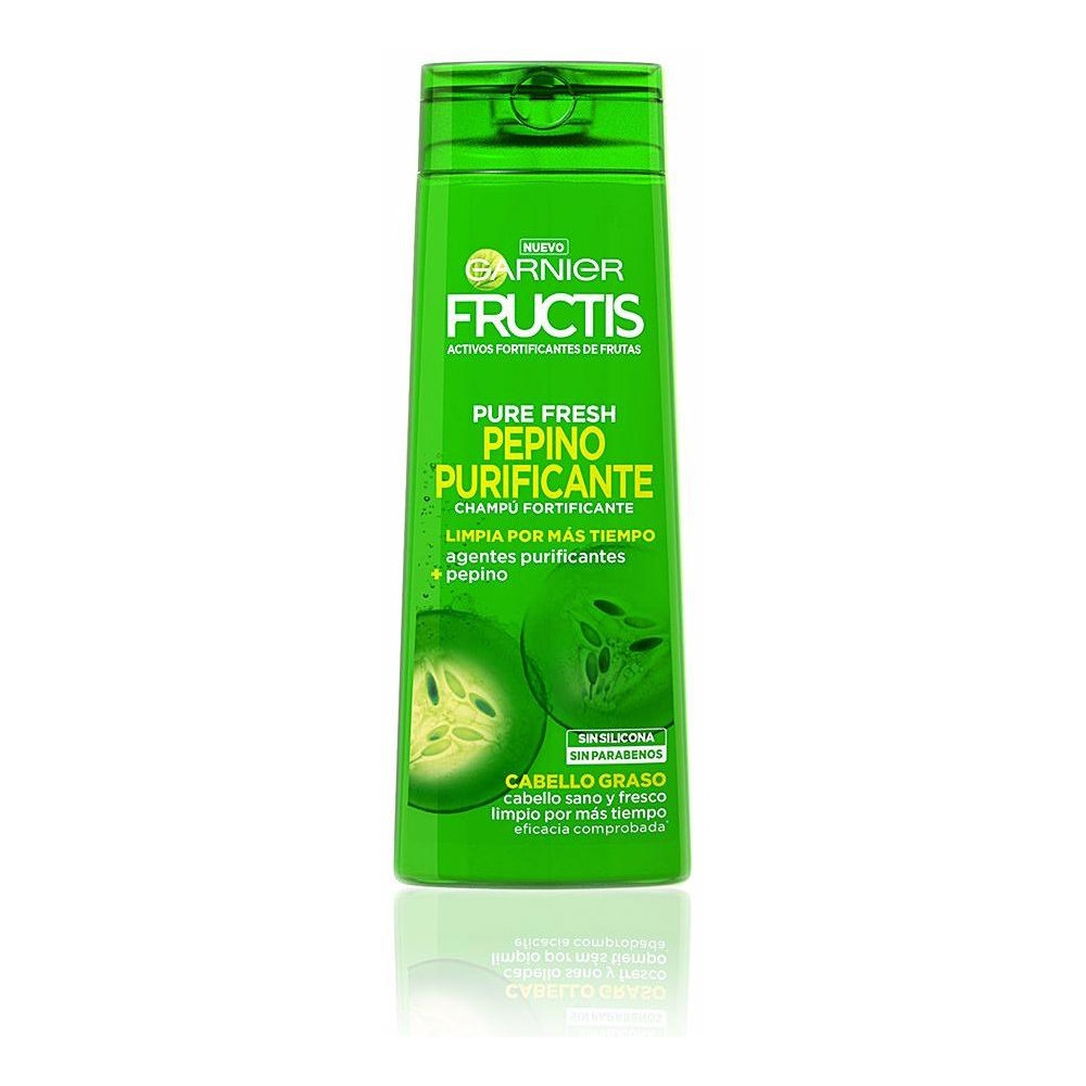 Garnier Fructis Pure Fresh Pepino Purificante Champú 360Ml