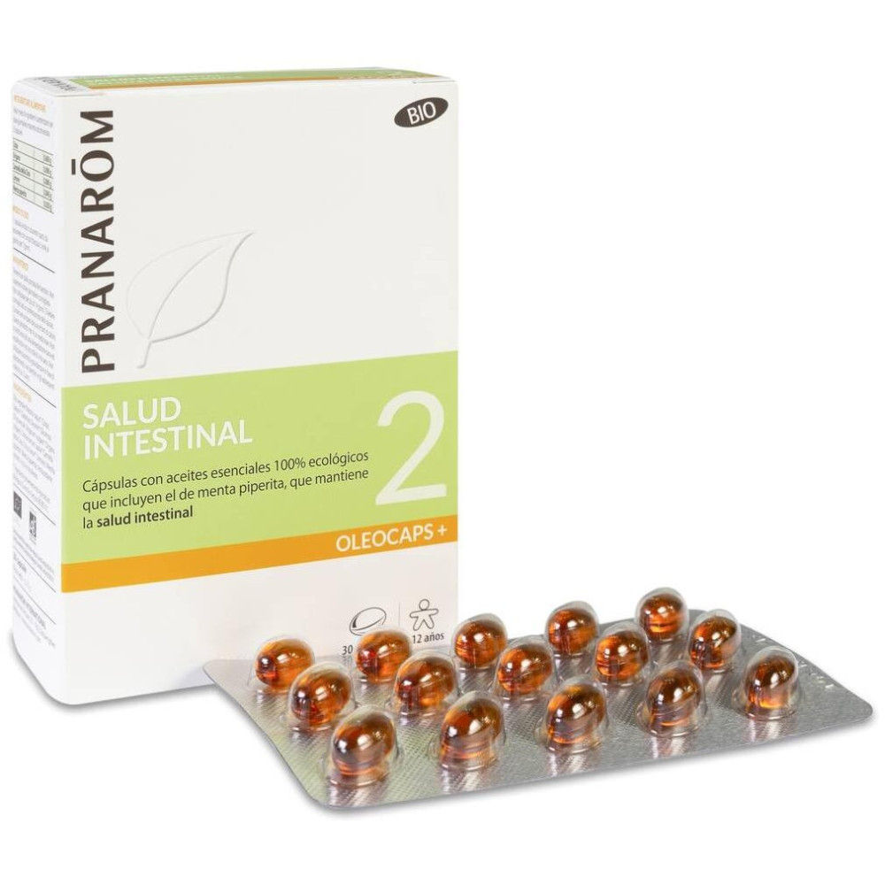 Pranarom Oleocaps 2 Gastrointestinal Vias 30 Cápsulas