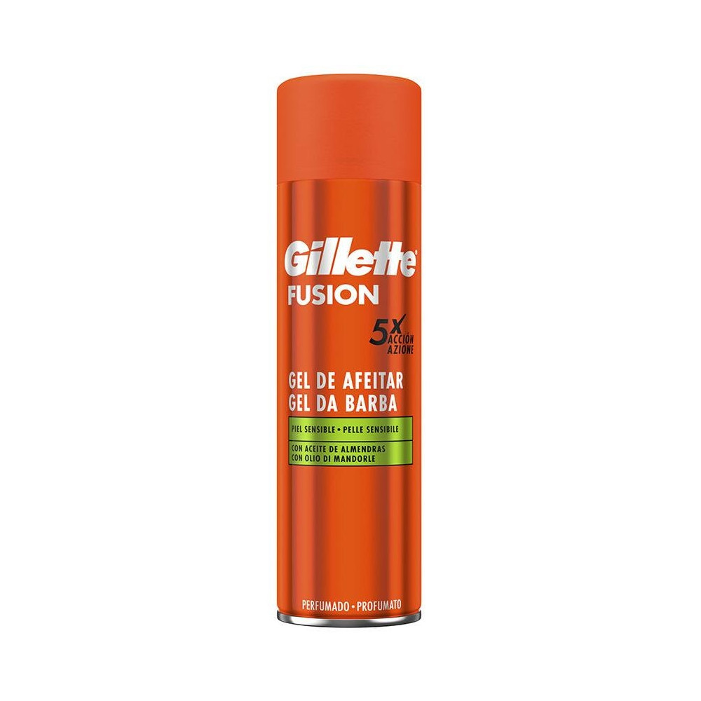 Gillette Fusion Gel De Afeitar Piel Sensible 200Ml