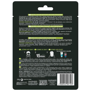 Garnier Pure Charcoal Mascarilla Facial Negra 1Ud
