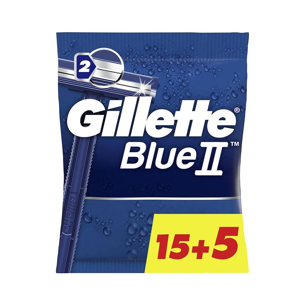 Blue Ii Cuchilla Afeitar Desechables 20 U