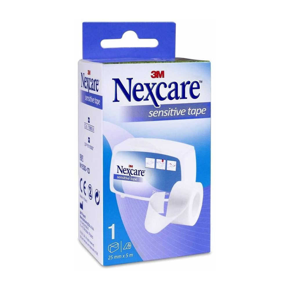 Nexcare Sensitive Tape Esparadrapo De Papel Con Portarrollos, 1 Ud
