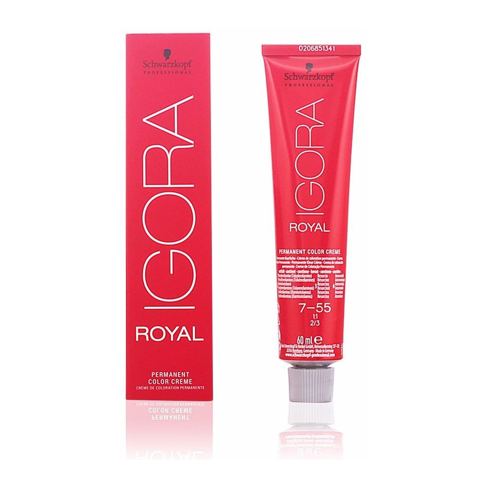 Schwarzkopf Igora Royal 7 55 Permanent Color Cream 60Ml