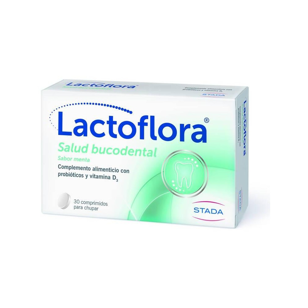 Lactoflora Salud Bucodental Sabor Menta, 30 Comprimidos