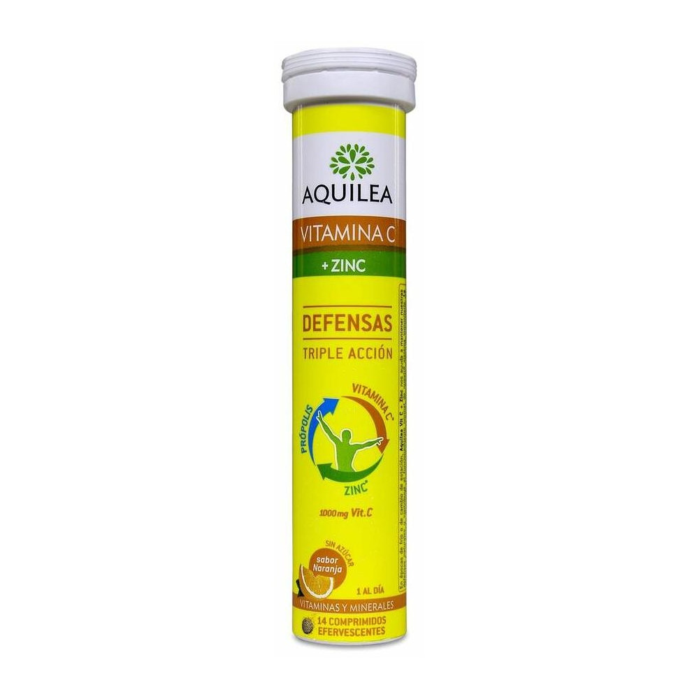 Vitamina C Y Zinc 14 Comprimidos Efervescentes