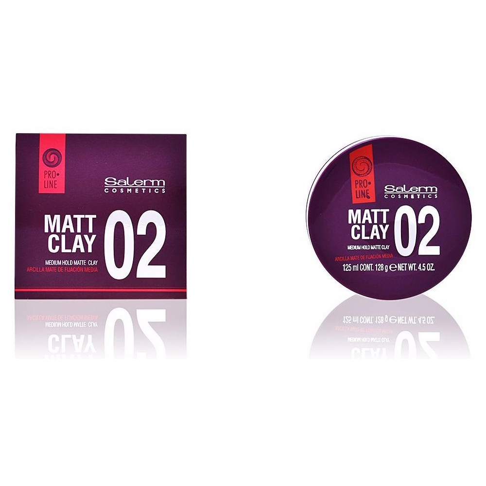 Salerm Matt Clay Medium Hold Matte Clay 125Ml