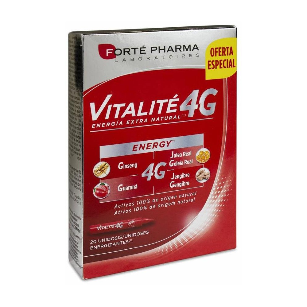 Forté Pharma Vitalité 4G Energy, 20 Uds