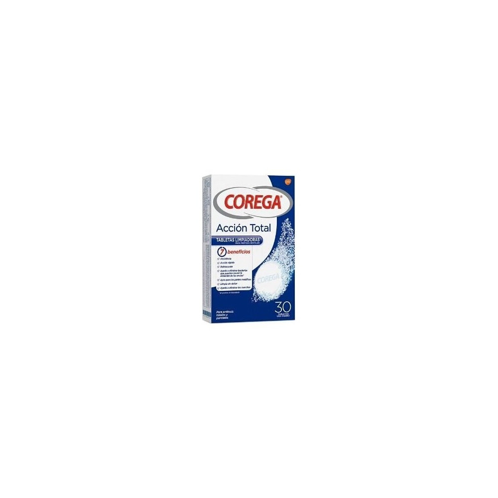 Corega Acción Total Limpiador Prótesis Dental 36Caps