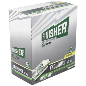 Finisher Endurance Gel Sabor Limón, 12 Uds