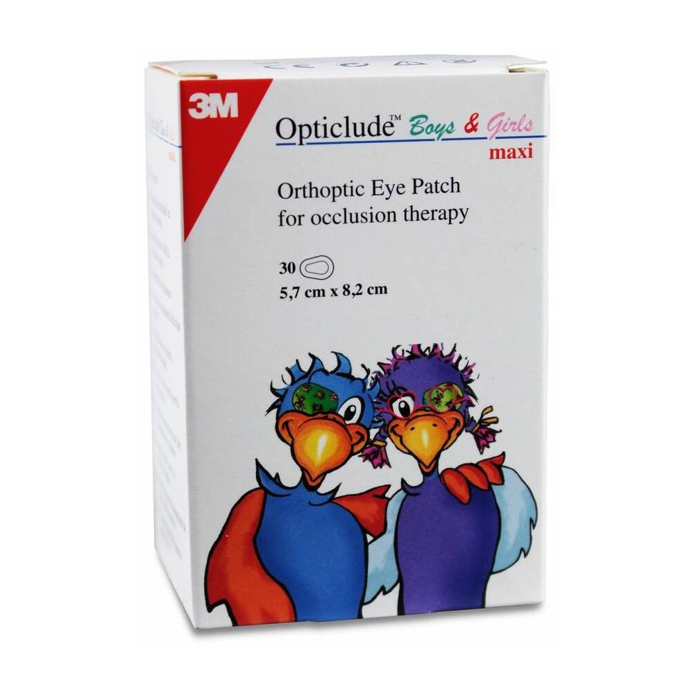 Opticlude Parches Oculares Impresos Grande 30Uds