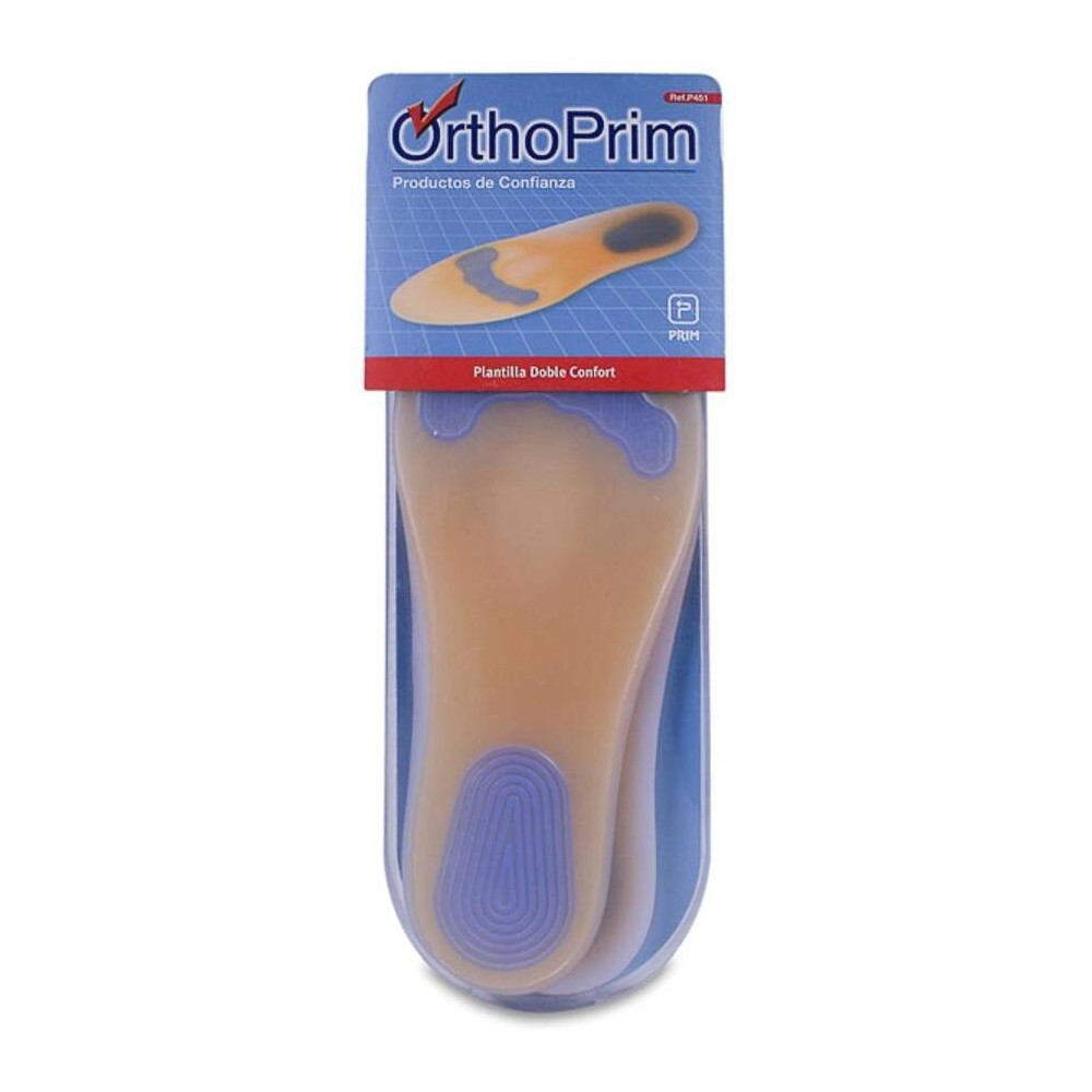 Orthoprim Plantilla Doble Confort Talla S, 1 Par