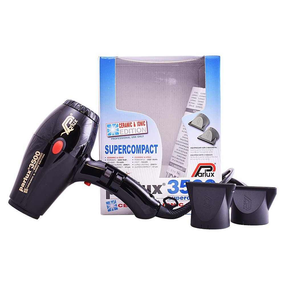 Parlux Secador Ceramic Ionic 3500 Negro 1Ud
