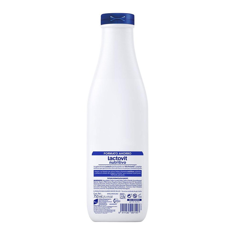 Lactovit Original Gel De Ducha Nutritivo 750 Ml
