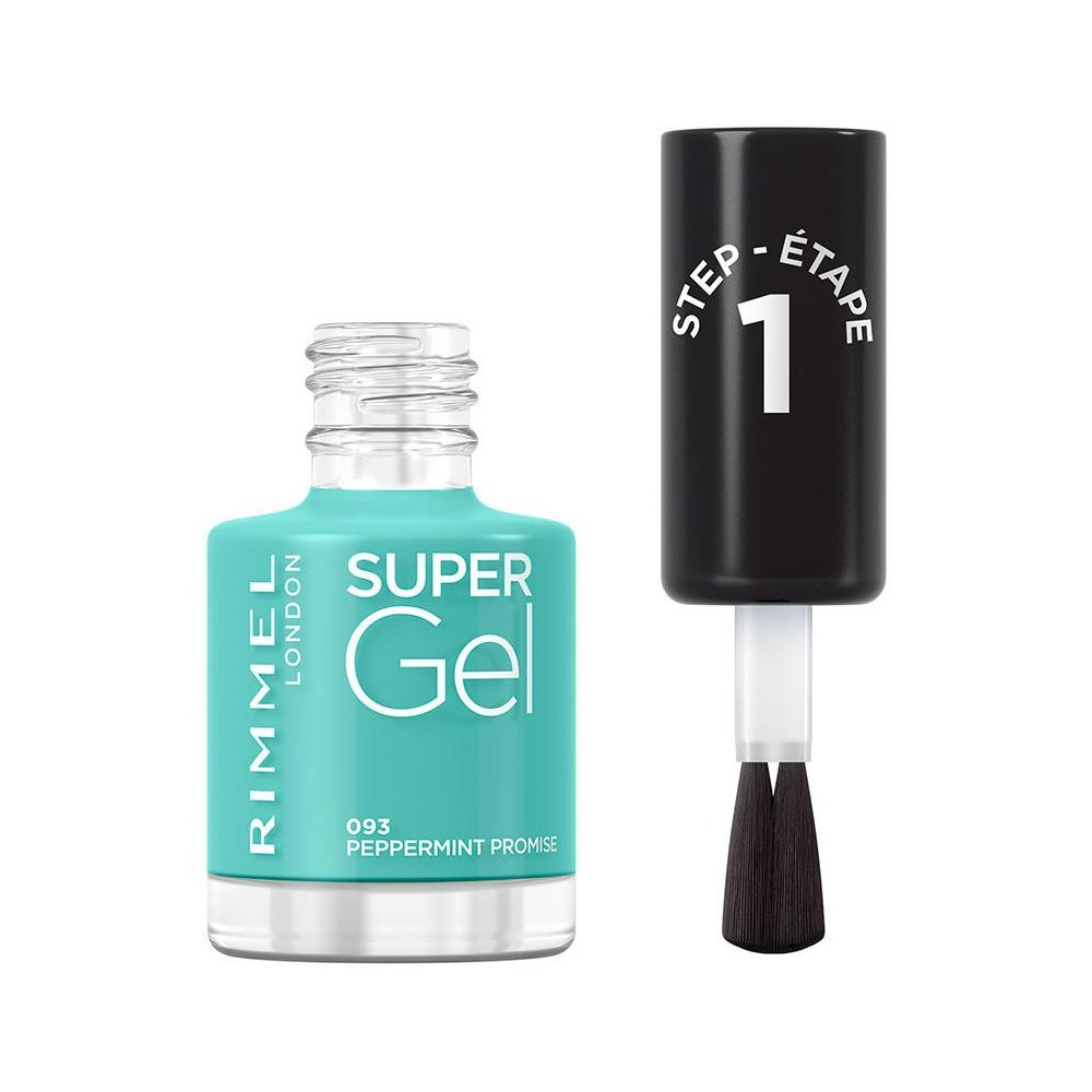 Rimmel Super Gel Nail Polish 093 Peppermint Promise 12Ml