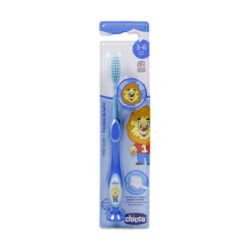 Chicco Cepillo Dental Infantil 3-6A León Azul 1Ud