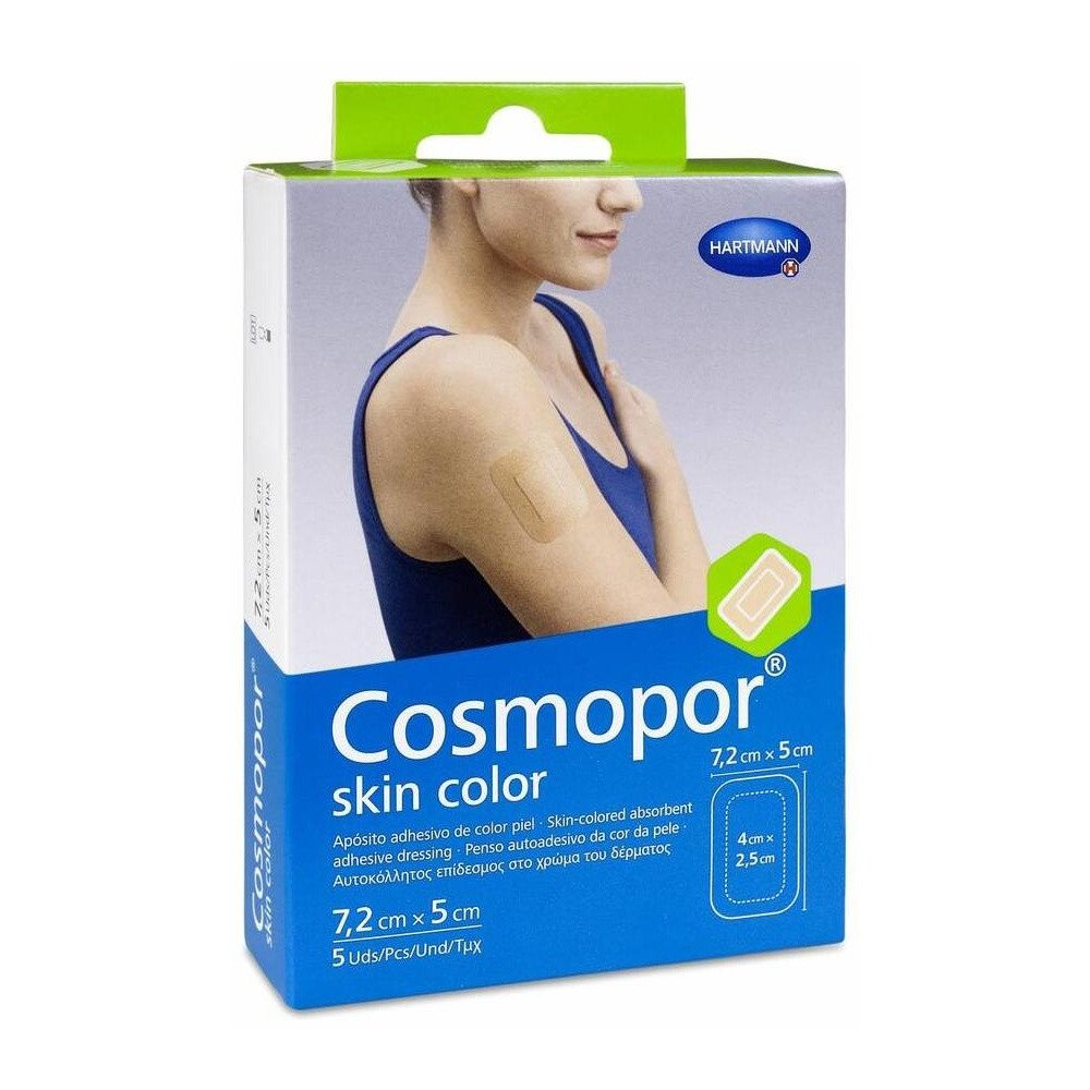 Cosmopor Skin Apósito Esteril Color Beige 7_2X5Cm 5Uds