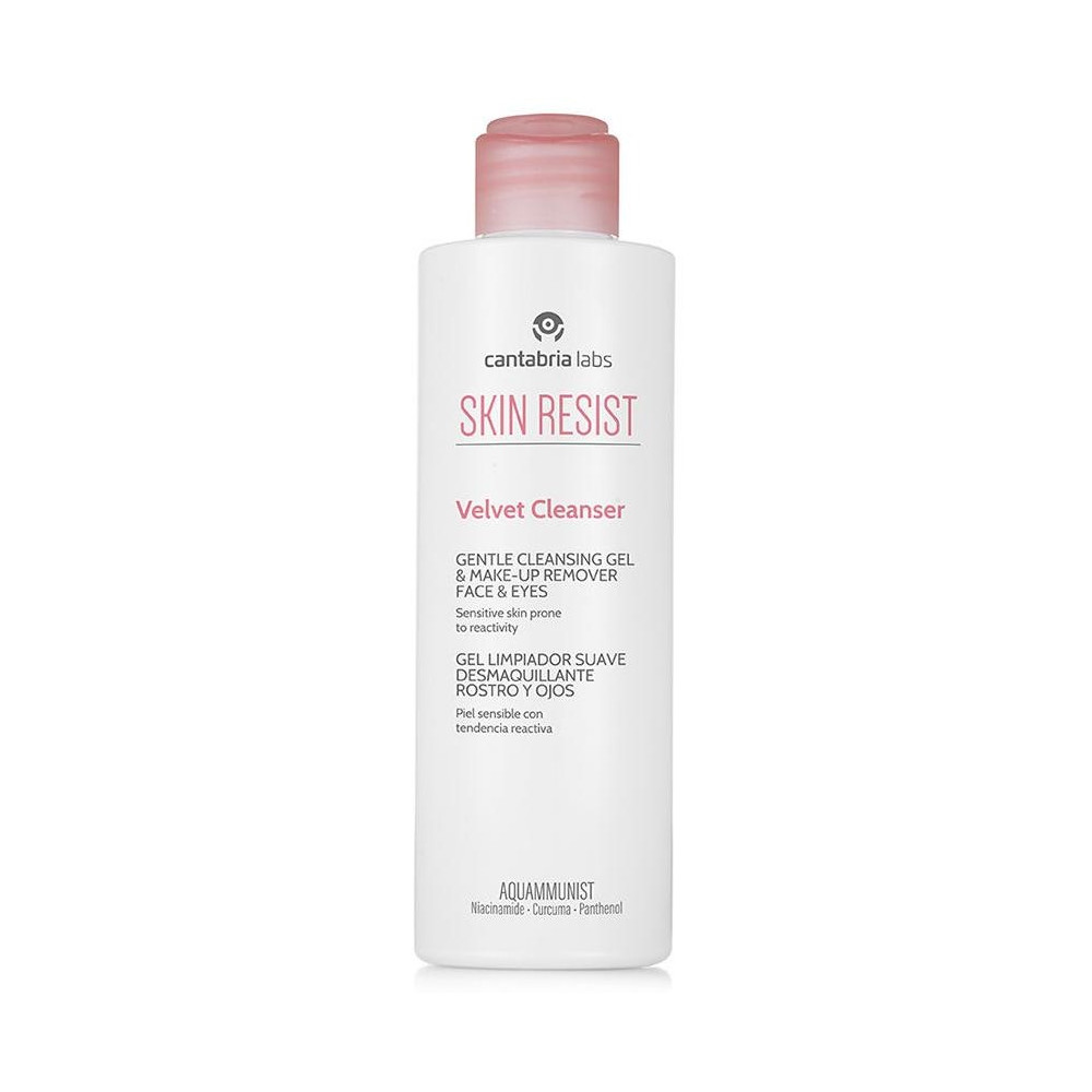 Skin Resist Velvet Gel Limpiador Suave Desmaquillante Rostro Y Ojos 200 Ml