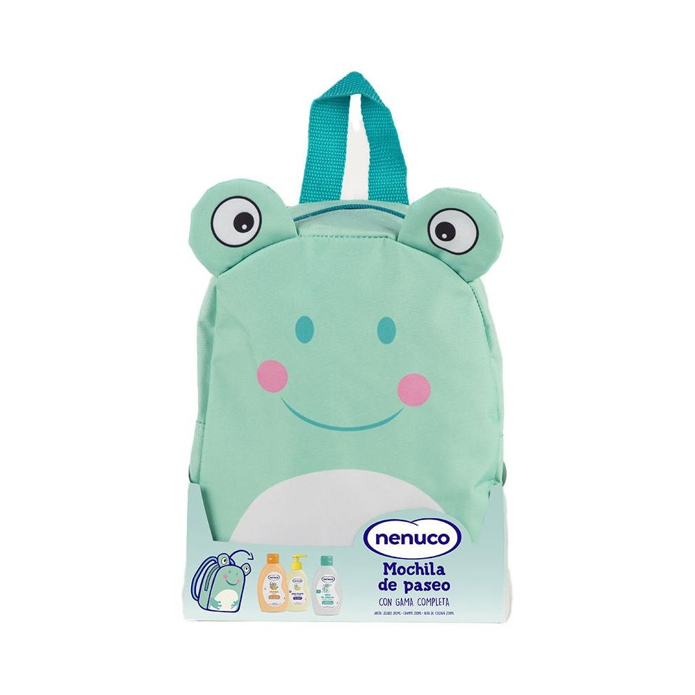 Mochila Ranita Estuche 4 Pz