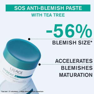 Hyseac Pasta Sos Anti-Imperfecciones Con Arcilla Verde, Zinc Y Árbol De Té, Antiacné, Poros Y Puntos Negros Uriage - Perfumes Cl