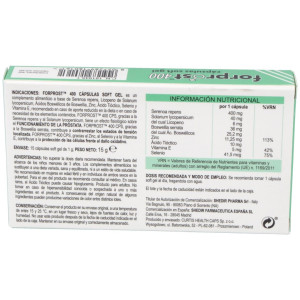 Shedir Forprost 400 Suplemento Para La Próstata En Cápsulas Blandas