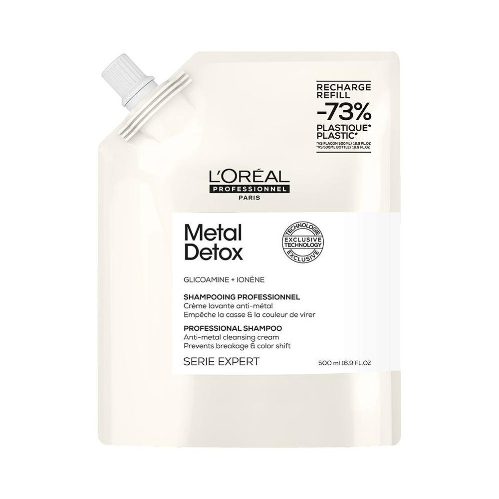 Metal Detox Champú Para Cabello Dañado Recarga 500 Ml