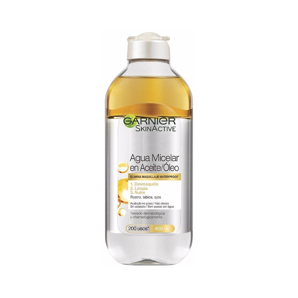 Skinactive Agua Micelar Aceite Waterproof 400 Ml