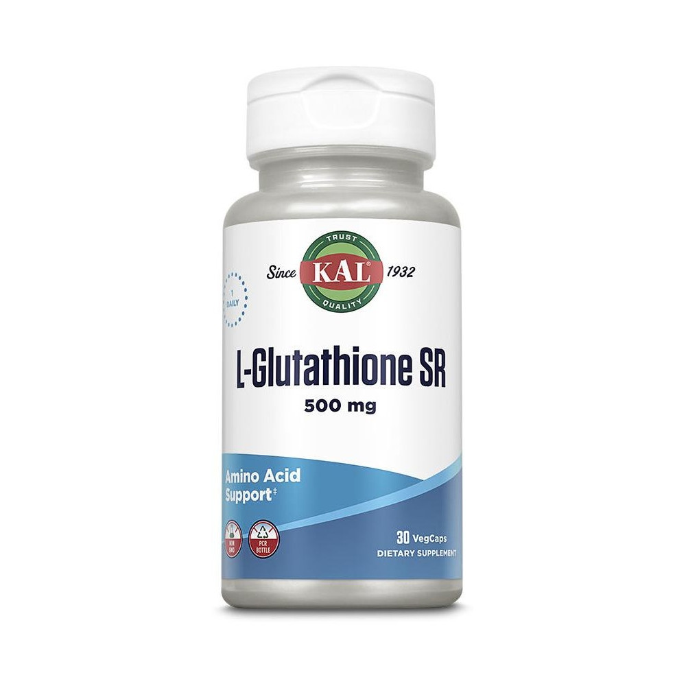 L-Glutathione Sr 500 Mg Vegcaps, Vitaminas Y Suplementos Kal - Perfumes Club