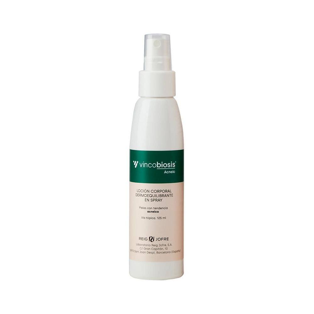 Vincobiosis Acneic Loción Corporal Dermoequilibrante En Spray 125 Ml