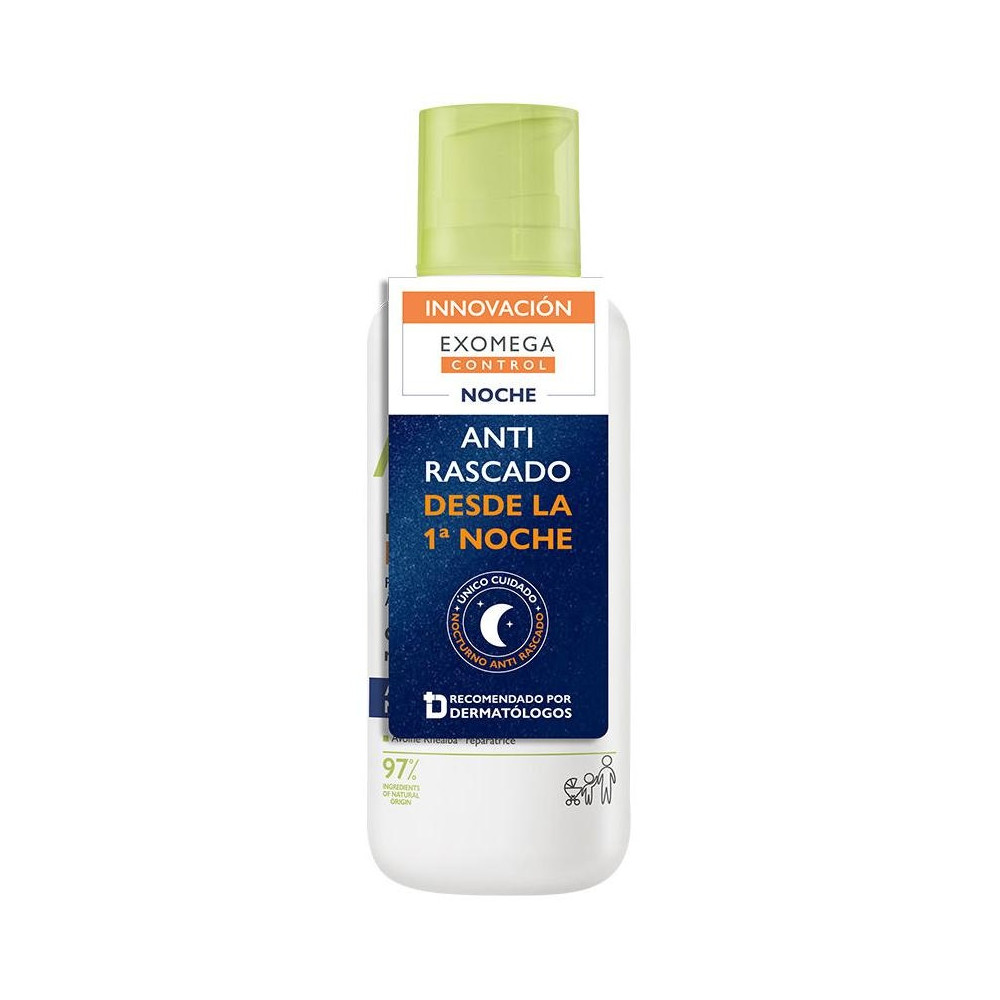 Exomega Control Crema De Noche Reparadora Emoliente 400 Ml