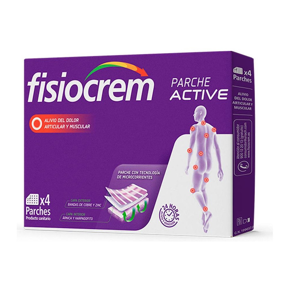 Fisiocrem Parche Active 4 U