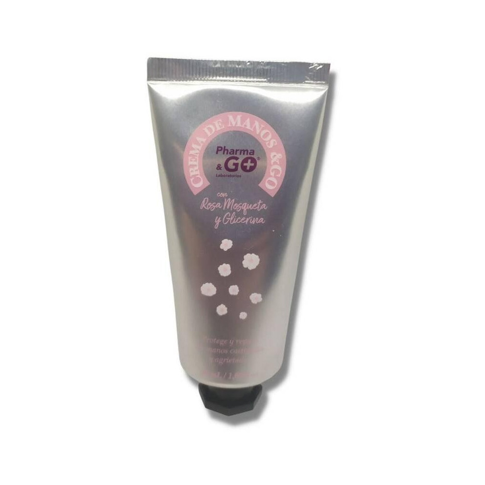 Pharma Y Go Crema De Manos Y Go Con Rosa Mosqueta Y Glicerina, 50 G