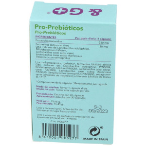 Prebióticos Probióticos Y Go, 30 Cápsulas