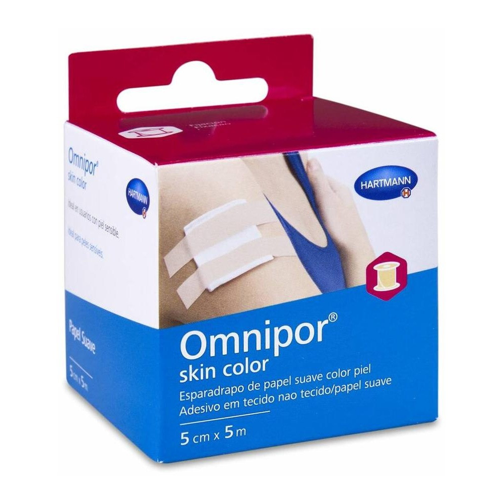 Omnipor Esparadrapo Hipoalergenico Skin Color 5 Cm X 5 M