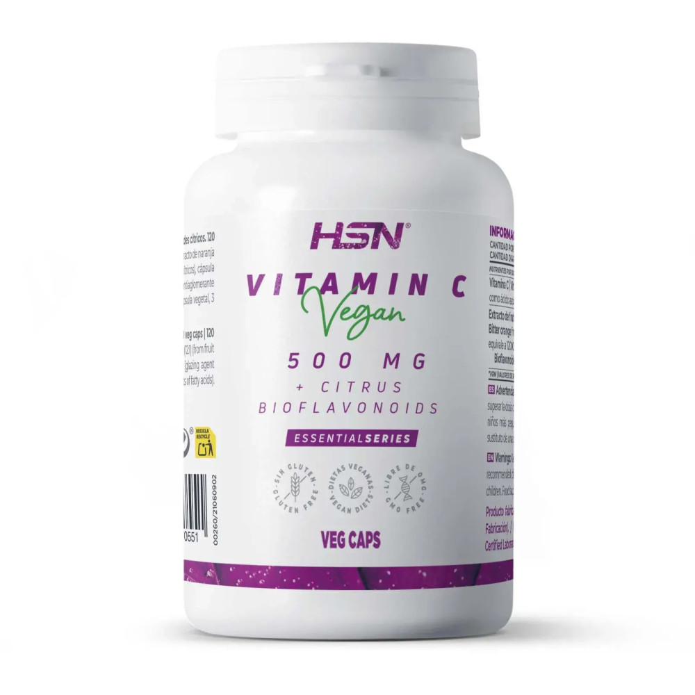 HSN Vitamina C 500mg + Bioflavonoides 120 Caps