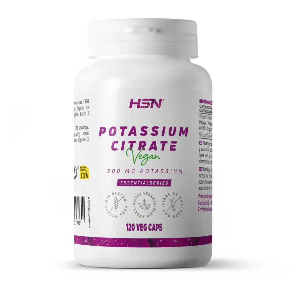 HSN Citrato de Potasio 200mg 120 Caps