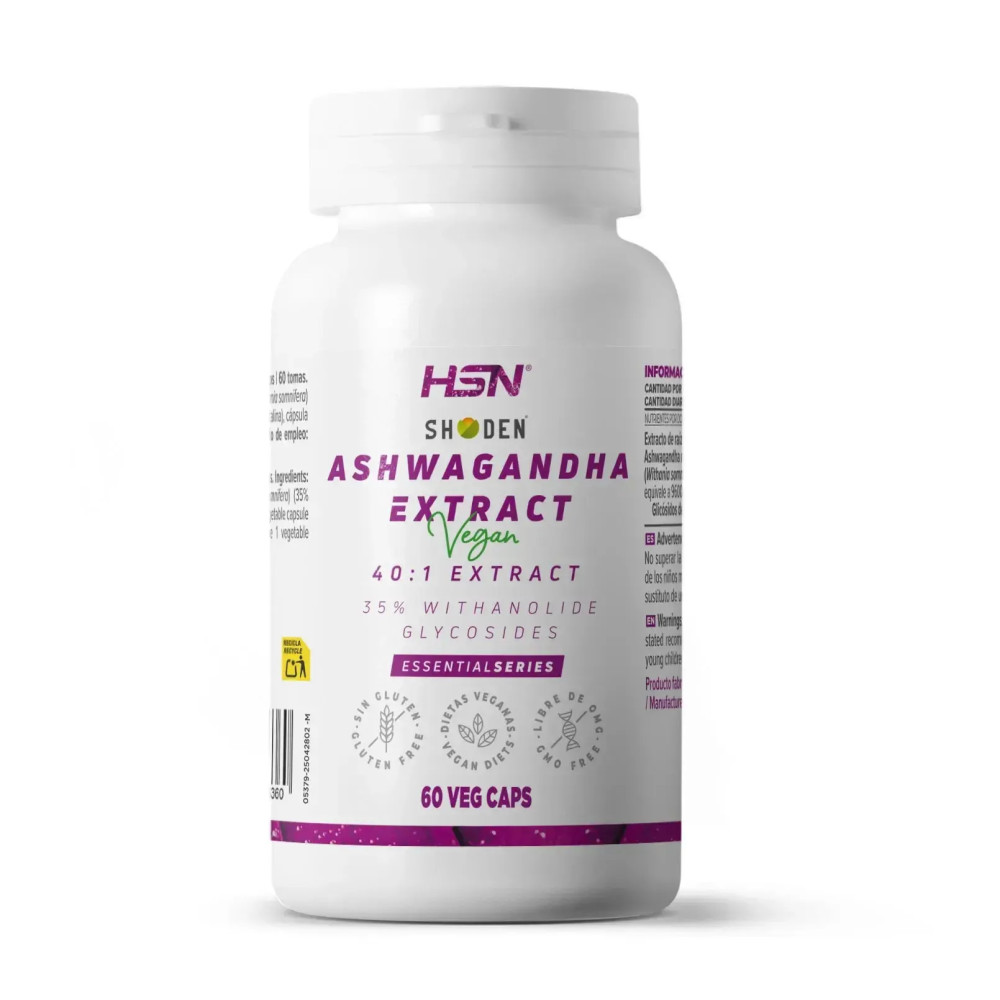HSN Extracto de Ashwagandha 40:1 60 Caps