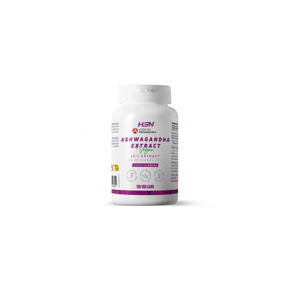 HSN Extracto de Ashwagandha 12:1 300mg 120 Caps